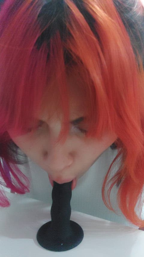 ahegao cute suction dildo ahegao-face clip