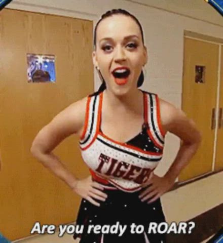 caption celebrity cheerleader katy perry white girl clip