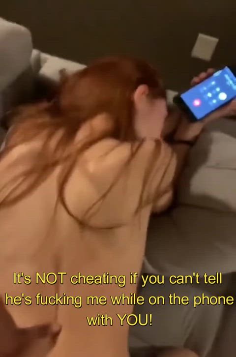 cheat cheating interracial phone clip