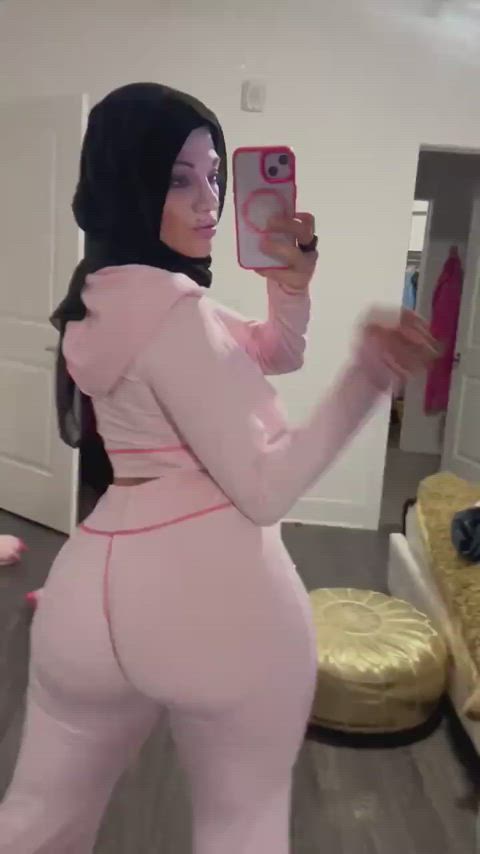 ass hijab twerking clip