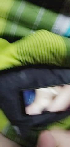 Cumshot Masturbating Tribute clip
