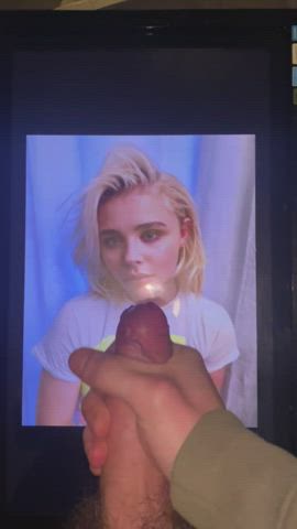 Chloe moretz cumshot tribute