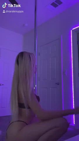 heels pole dance tiktok clip