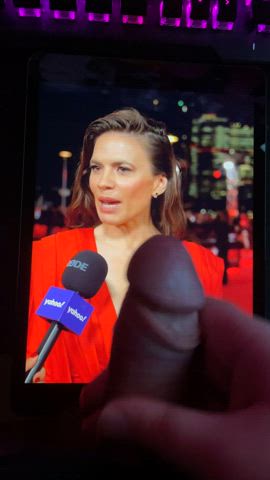 celebrity cum cumshot hayley atwell tribute clip