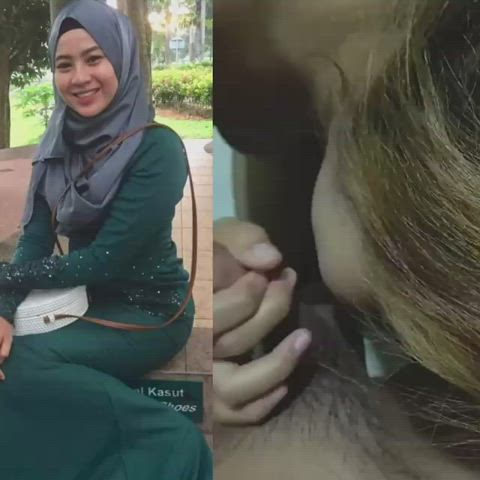 blowjob hijab malaysian muslim clip