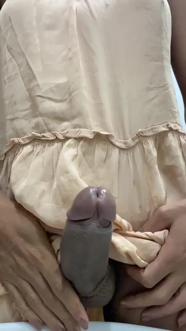 POV shemale cum