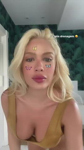 blonde brazilian model clip