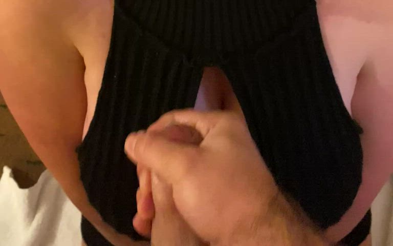 big tits clothed cum cum on tits cumshot clip