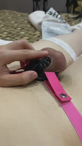I love having my little clit locked