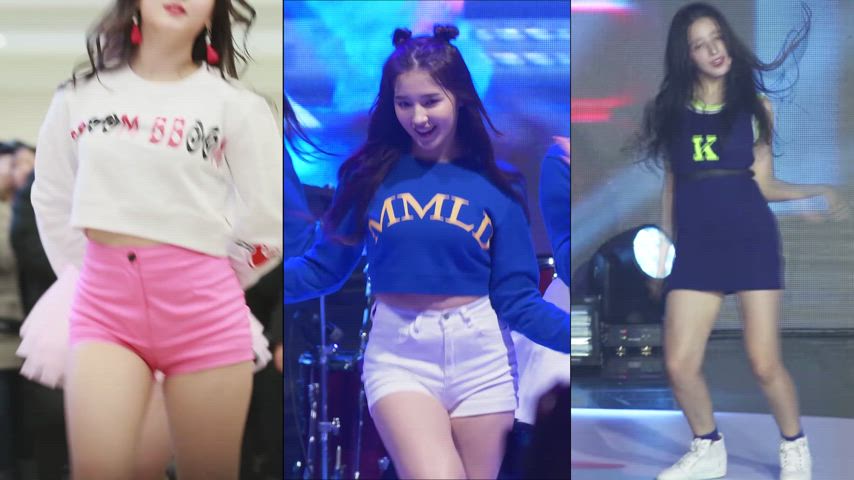 asian ass big ass korean white girl kpop thick-booty clip