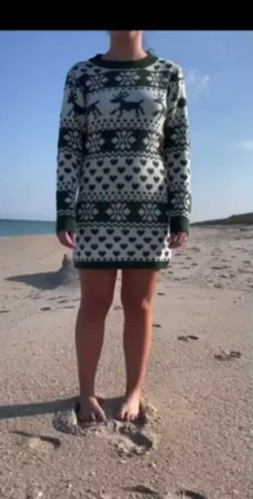 Beach Censored Strip clip