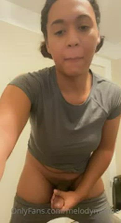 Cum Gym Solo Trans clip