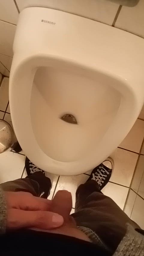 little dick pee peeing piss pissing work clip