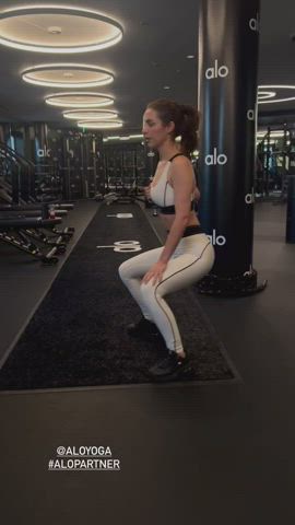 adelaide kane spandex workout clip