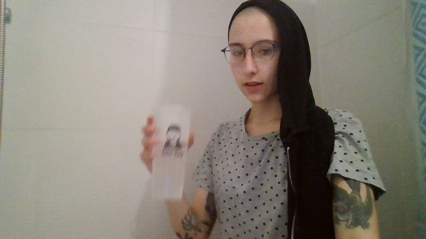 Clothed Glasses Shower Wet clip
