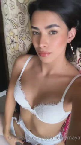 lingerie masturbating trans clip