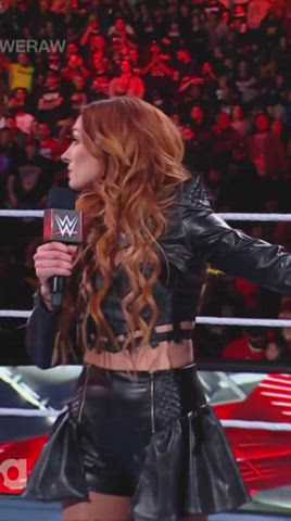 celebrity cute leather pretty redhead smile wrestling clip