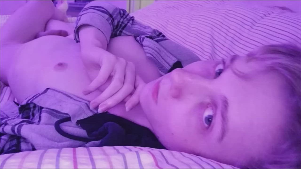 amateur femboy solo tease trans twink clip