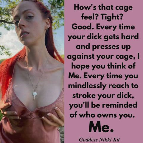What do you think about when you’re locked in chastity?