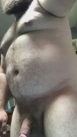 Bear daddy showing you cock