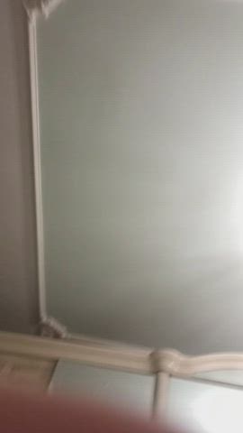 bed sex homemade mirror missionary moaning clip