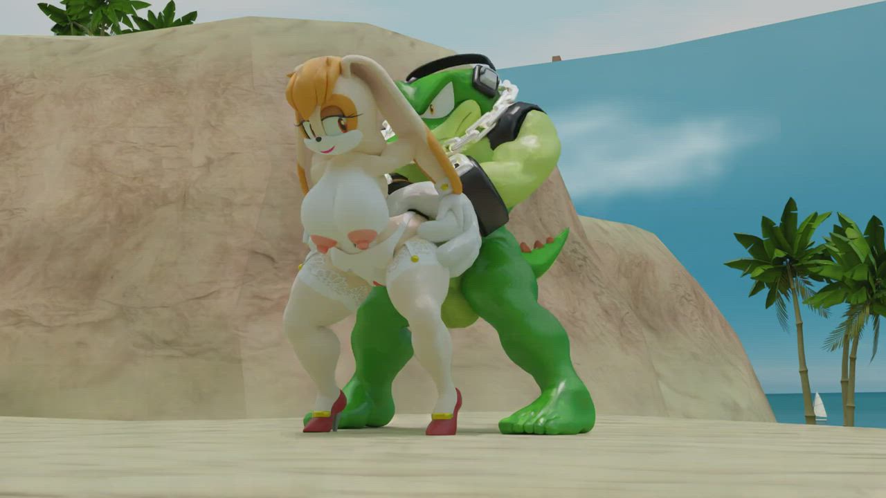 3D Animation Beach Big Tits Hentai clip