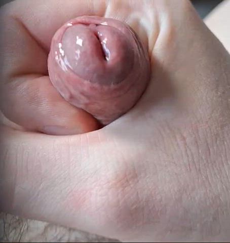 Jerking off with my phimosis cock [30]