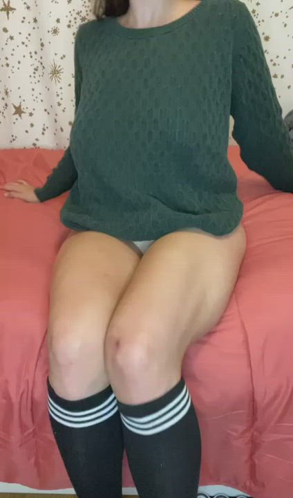 Spreading my legs for you :)