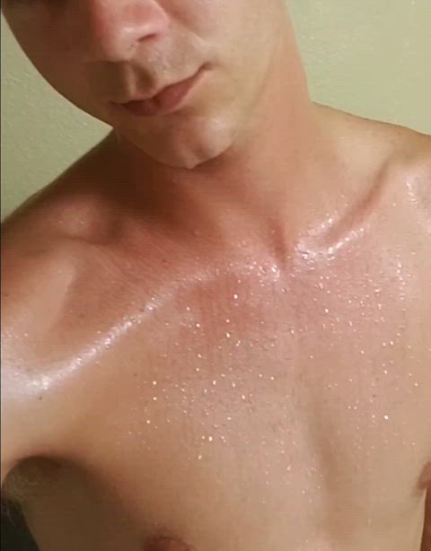 abs shower sweaty sex wet clip