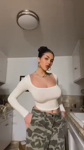 big tits boobs natural tits clip