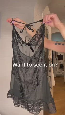 blonde lingerie petite tiktok clip