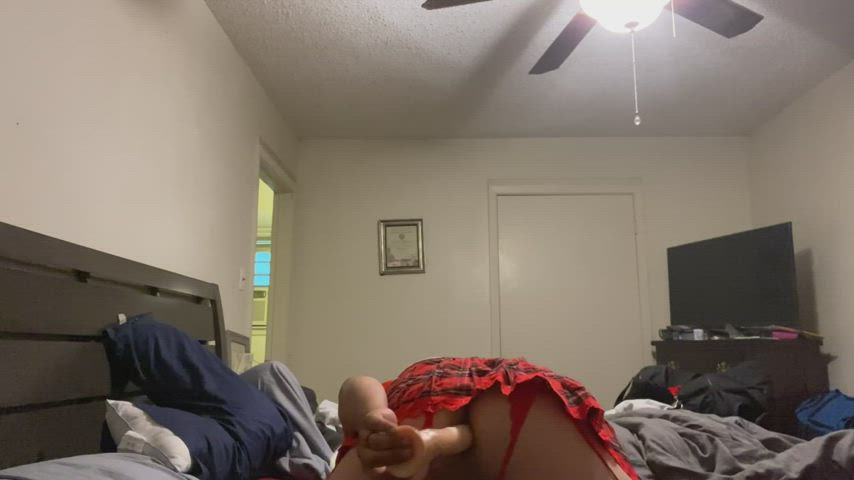 Anal Play Crossdressing Femboy Porn GIF