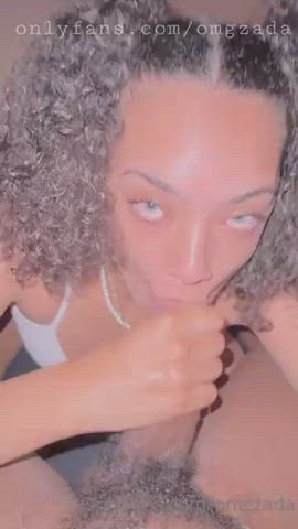 BBC Blowjob Blue Eyes clip