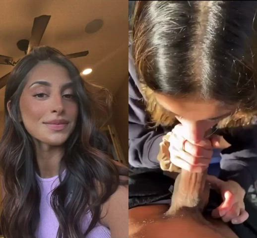 blowjob cute deepthroat exposed pretty real couple sex tape clip