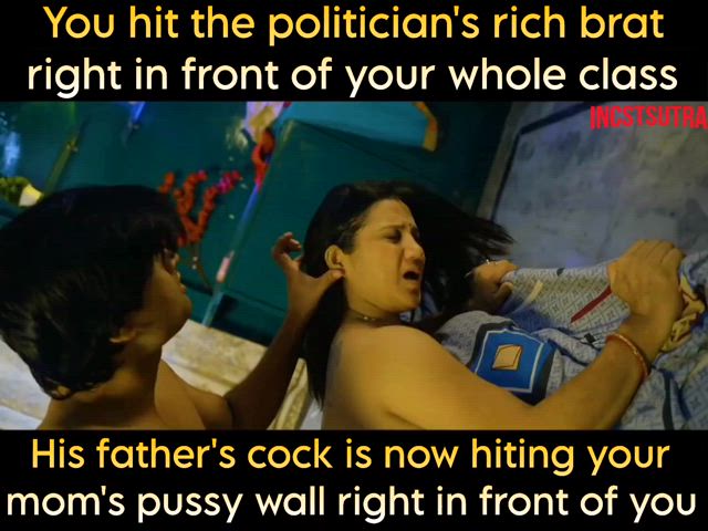 Politician ne apne beta ko janbuch ke pitwaya tha taki wo teri maa chod sake