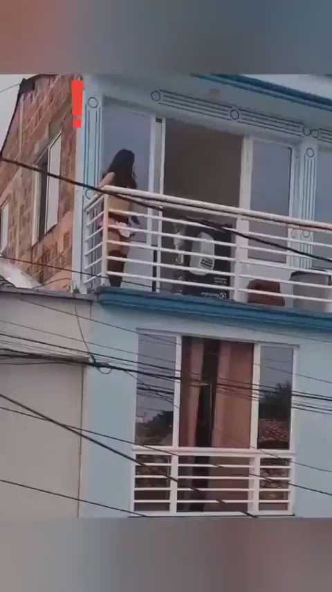 balcony funny funny porn clip