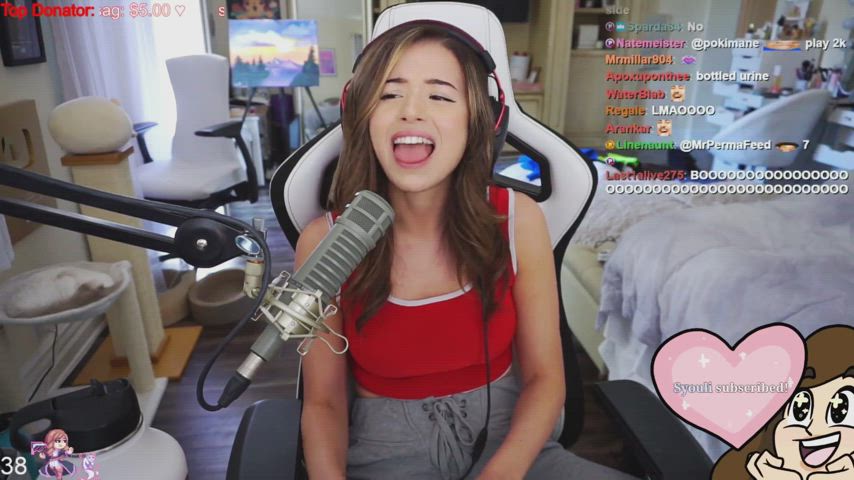 brunette long tongue saliva clip
