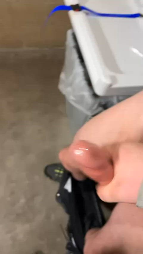 Buddy release in bathroom