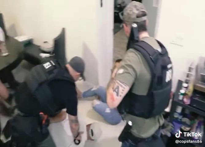 downblouse handcuffed latina nipslip tits clip