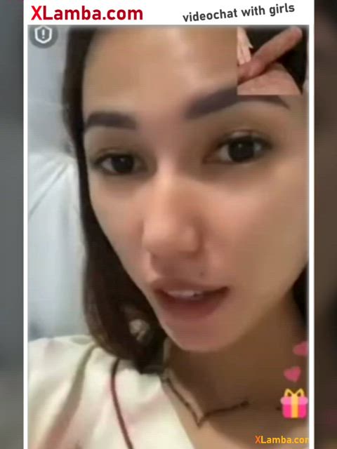 camgirl cock shock reaction teen webcam clip