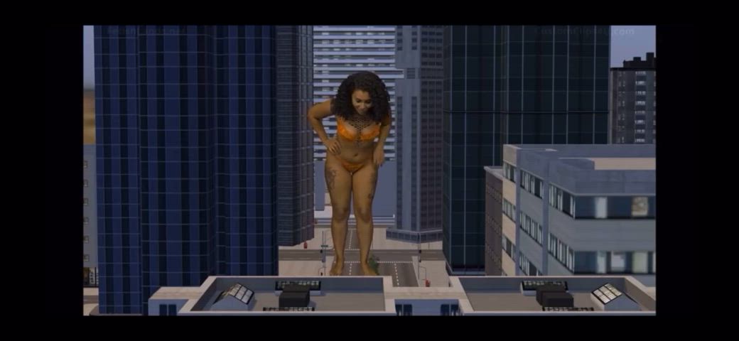 fetish giantess goddess latina giantess-women clip