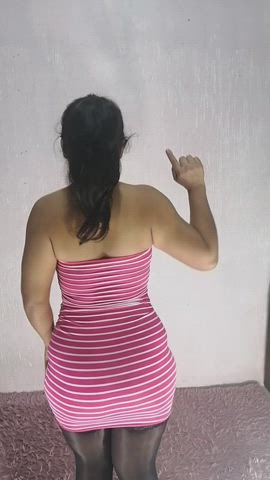 amateur ass booty bubble butt dress homemade milf clip