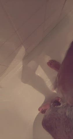 Big Dick Cock Jerk Off Masturbating Shower Soapy Thick Cock clip