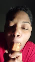 Blowjob Huge Dildo Oral clip