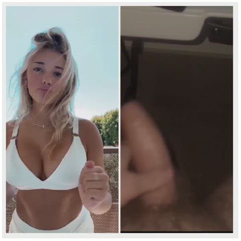 babe babecock celebrity cute nsfw onlyfans teen tiktok tribbing tribute clip