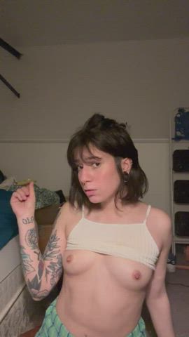 natural titties + the hemp blunt is all natural, too ๐