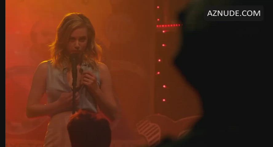 blonde celebrity dancing lili reinhart lingerie pole dance public softcore strip