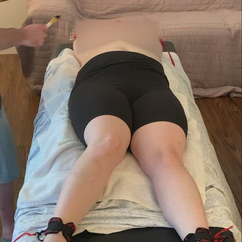 amateur bondage fetish kinky nipples tickling clip
