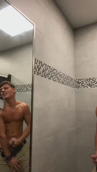 In the mirror
