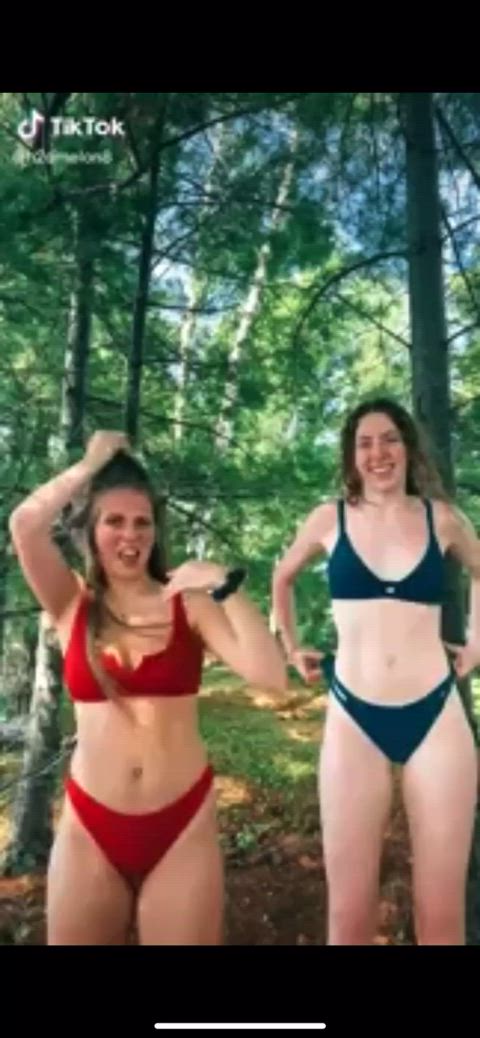 bikini slut slutty teen thot twerking clip